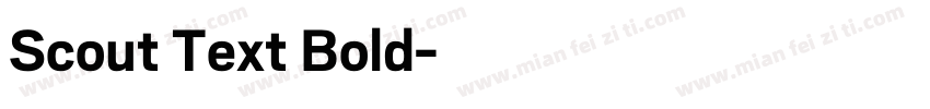 Scout Text Bold字体转换